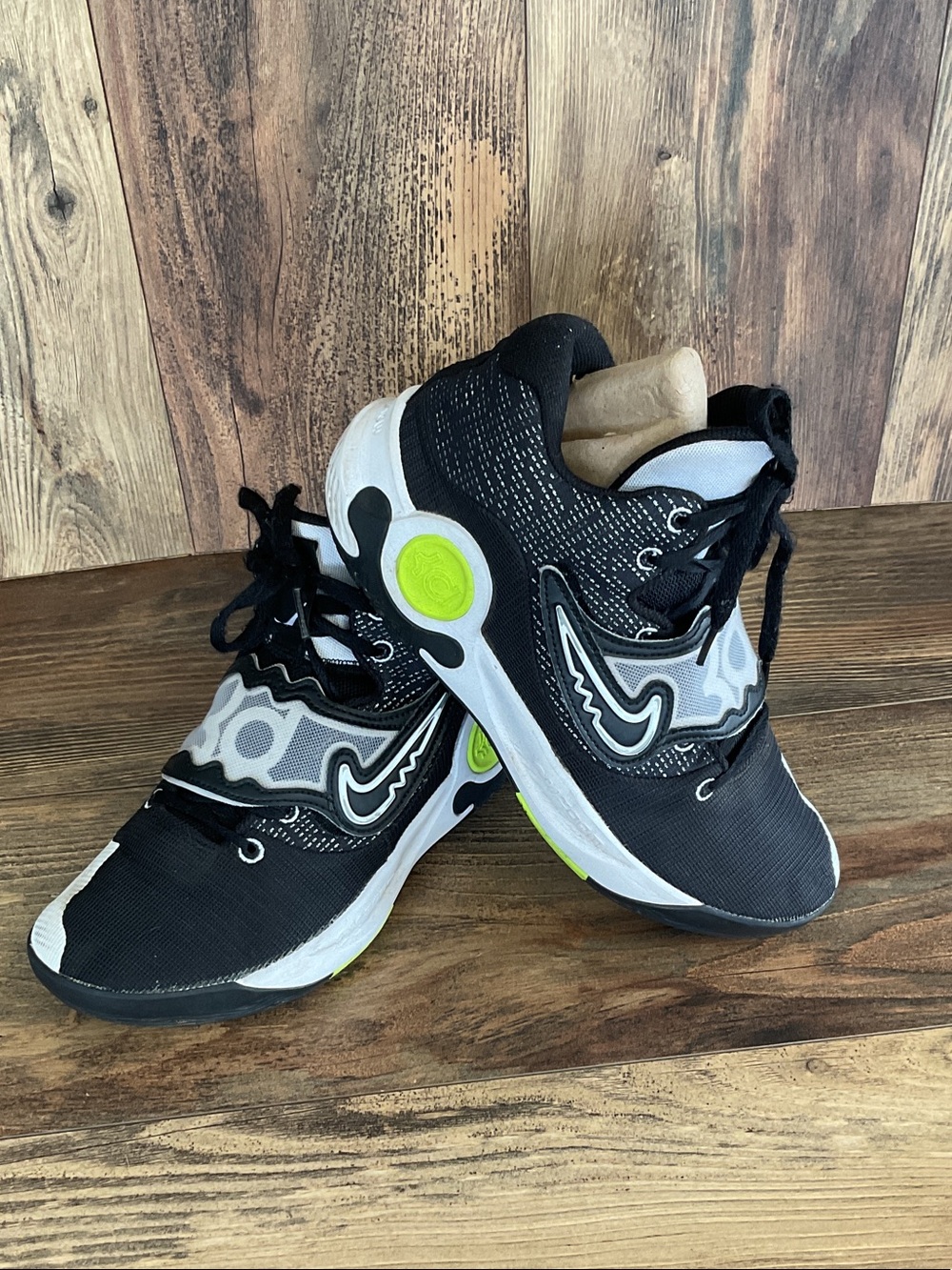 Nike KD Trey 5 X Black Volt Women's Court Shoes 8